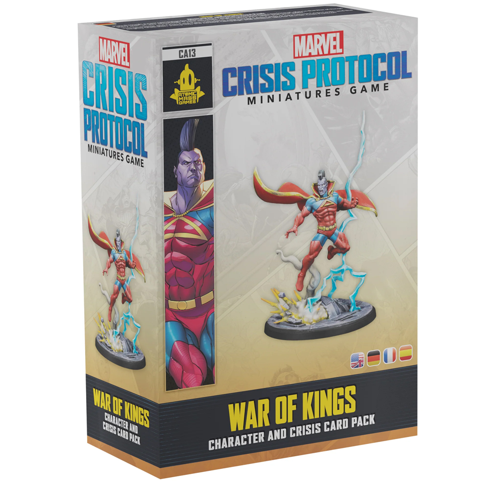 Marvel Crisis Protocol: Война королей - Набор карт персонажей и кризисных ситуаций