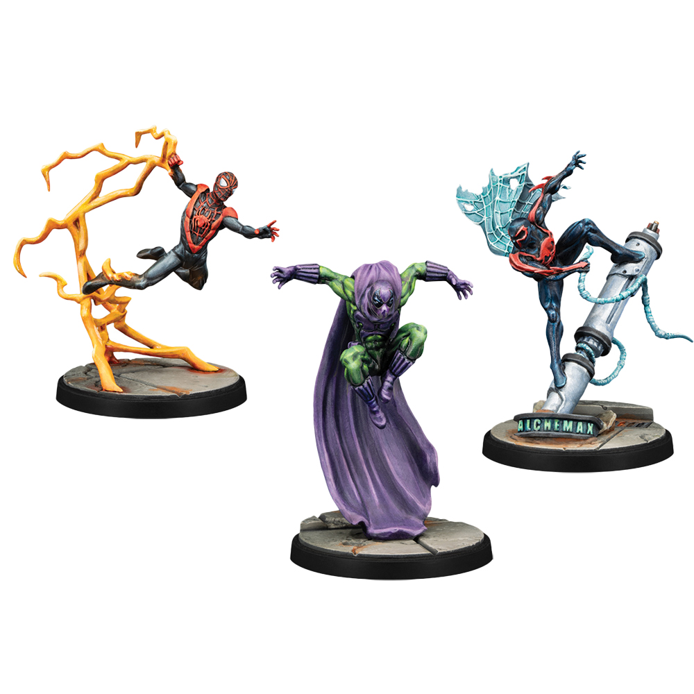 Marvel Crisis Protocol: Prowler, Spider-Man 2099 и набор персонажей Ultimate Spider-Man (предварительный заказ)