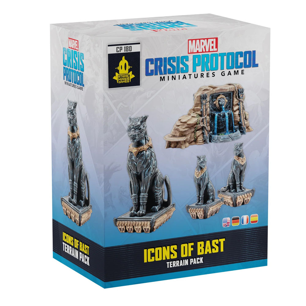 Marvel Crisis Protocol: значки набора Bast Terrain Pack