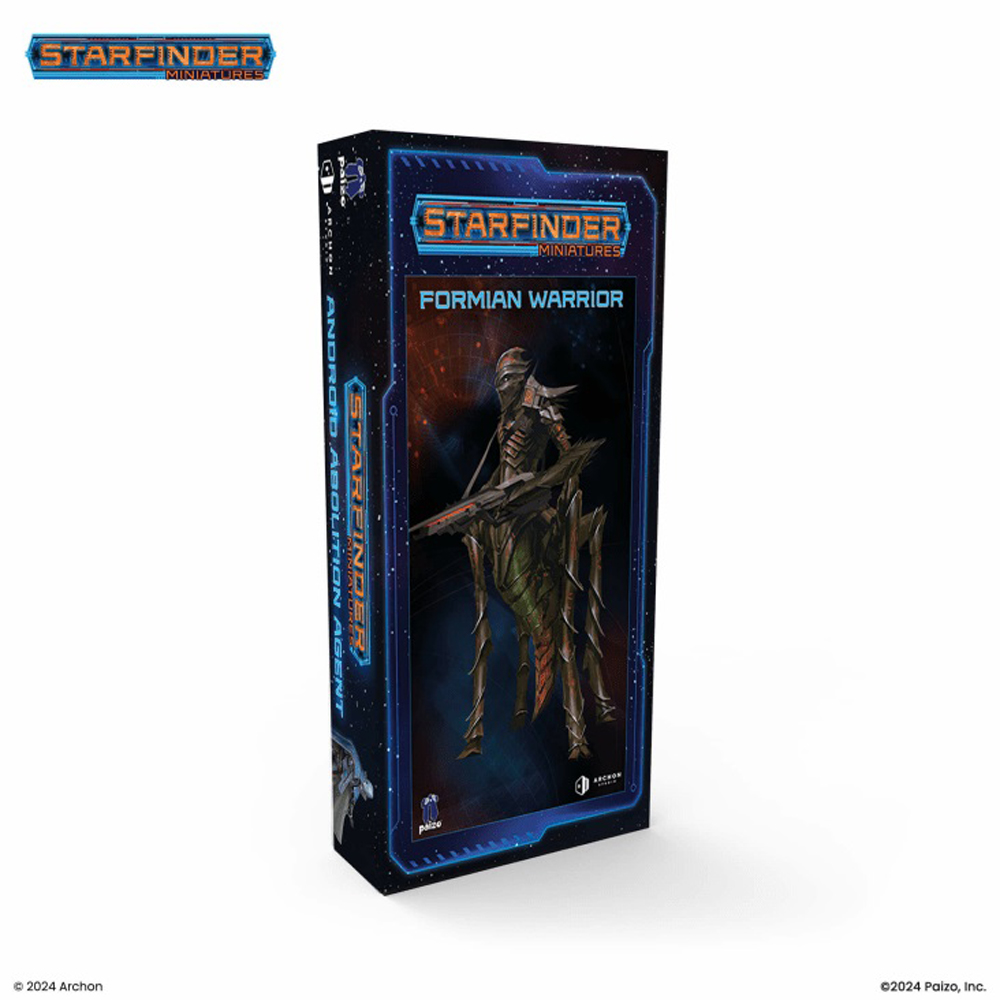 Миниатюры для мастер-класса Starfinder: Воин-Формиан