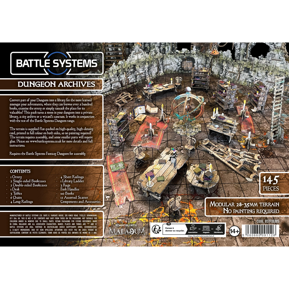 Боевые системы Terrain: Fantasy Dungeon - Архив подземелий