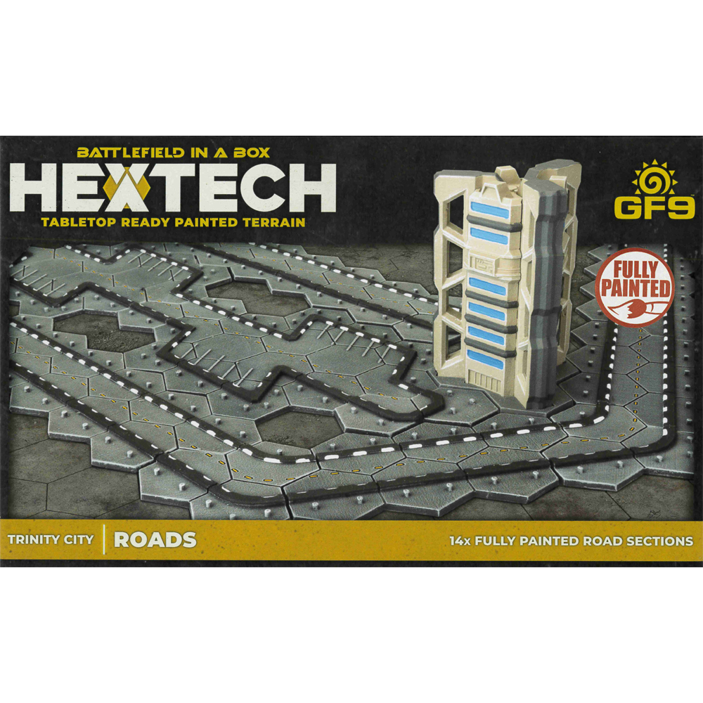Поле битвы в коробке: HexTech: Тринити-Сити - Дороги (14)