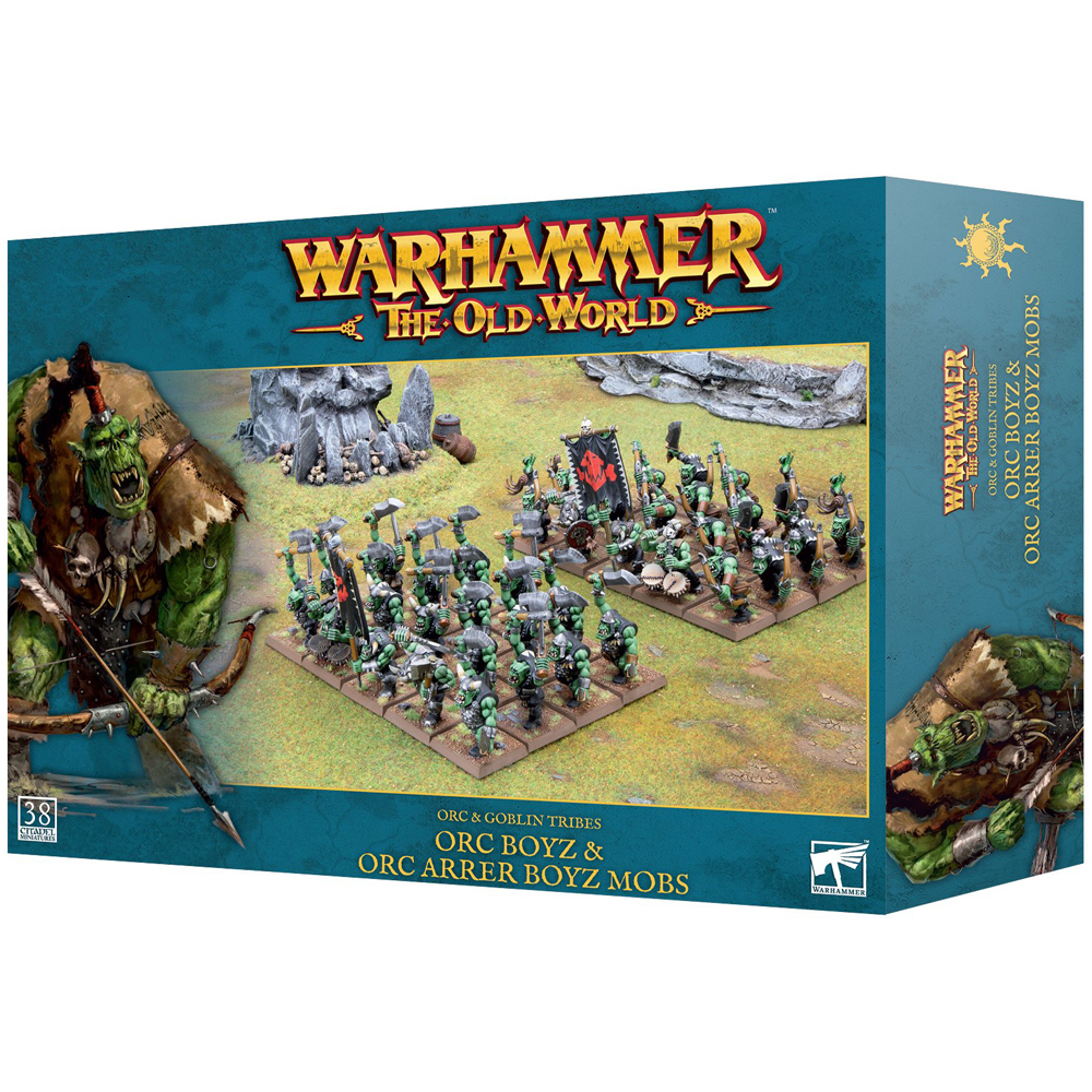 Warhammer The Old World: Племена орков и гоблинов - Толпы Орк-Бойз и Орк-Аррер-Бойз