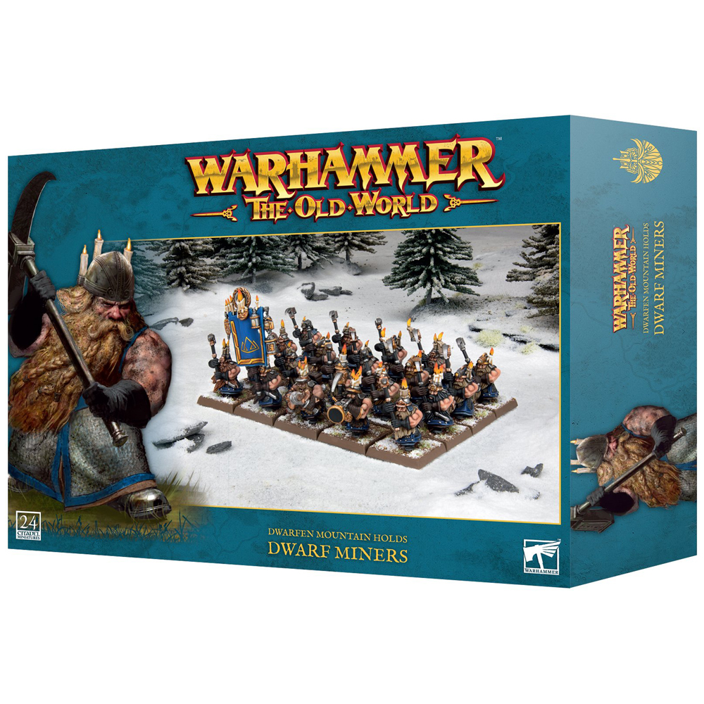 Warhammer The Old World: Владения Гномьей горы - Гномьи шахтеры