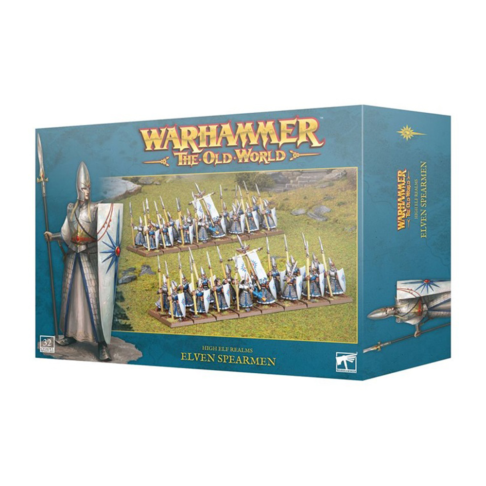 Warhammer Old World: Королевства Высших эльфов - Эльфийские копейщики