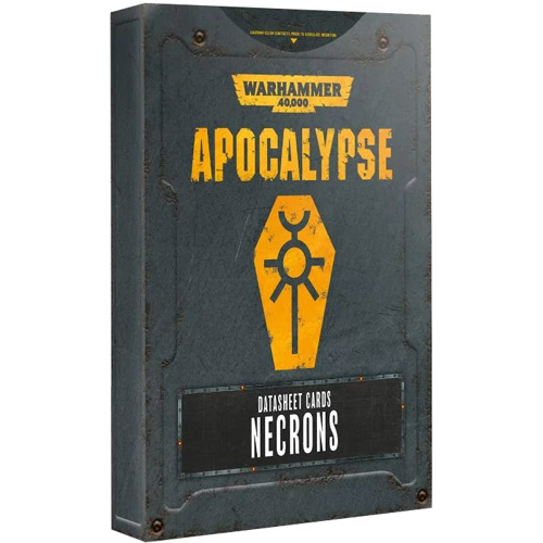 Карты с описанием Warhammer 40K: Apocalypse - Некроны (распродажа)