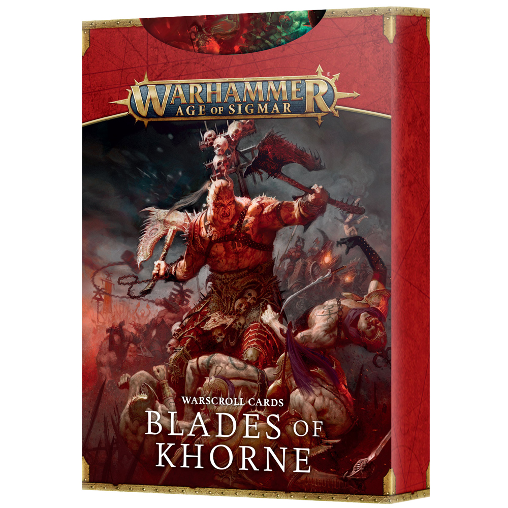 Карты Warhammer Age of Sigmar: Warscroll - Клинки Кхорна (распродажа)