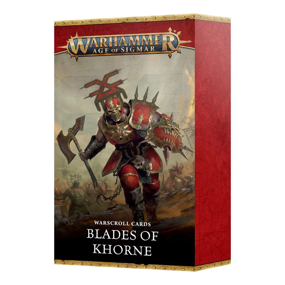 Warhammer Age of Sigmar: Карты боевого скролла - Клинки Кхорна (Новое поступление)