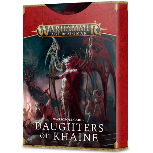 Warhammer Age of Sigmar: Карты боевого скролла - Дочери Кхаина (Распродажа)