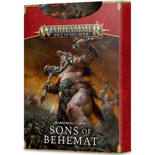 Карты Warhammer Age of Sigmar: Warscroll - Sons of Behemat (распродажа)