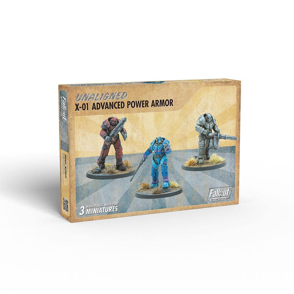 Fallout Wasteland Warfare: Силовая броня Unaligned - X-01