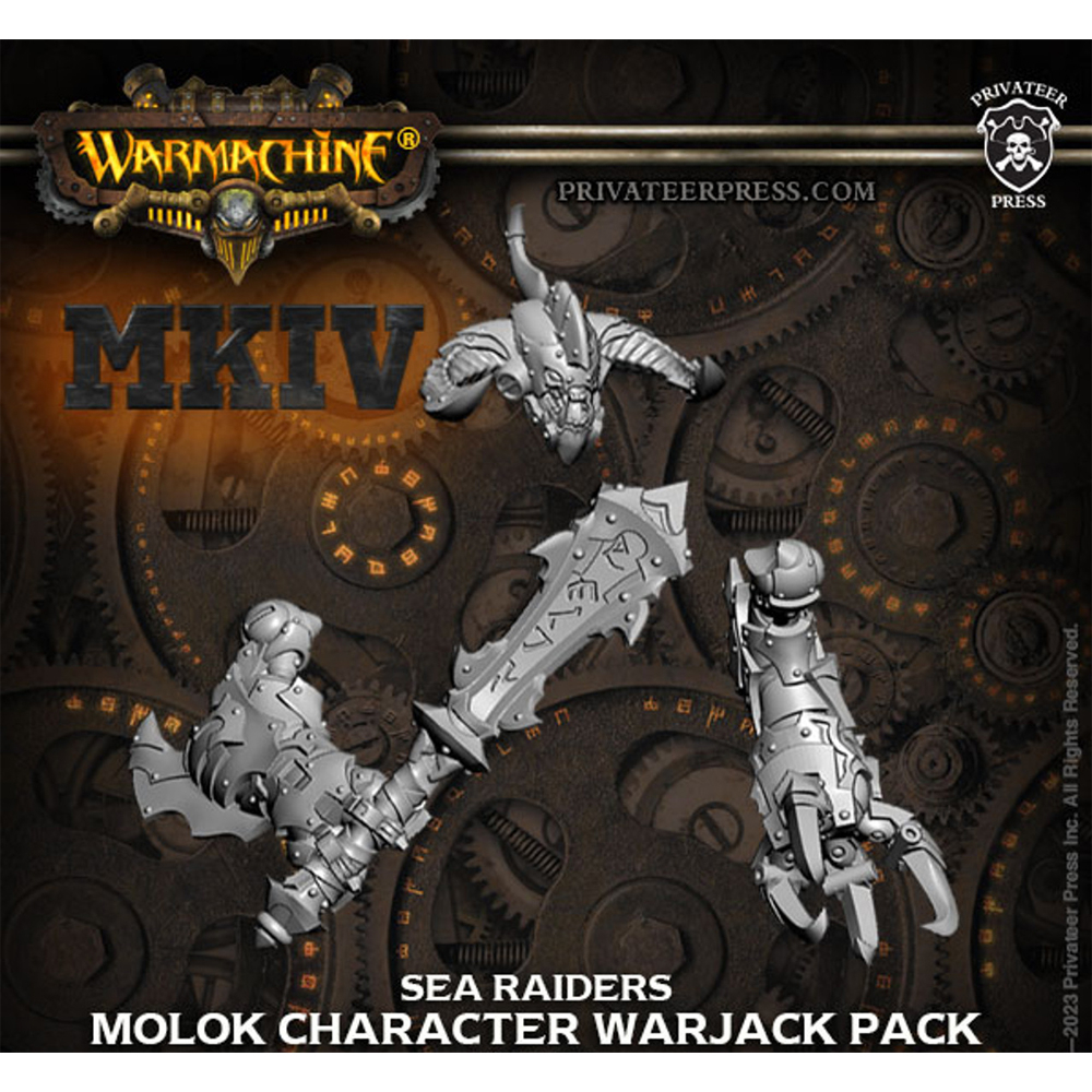 Warmachine MKIV: Orgoth Sea Raiders - Молок, набор персонажей Warjack