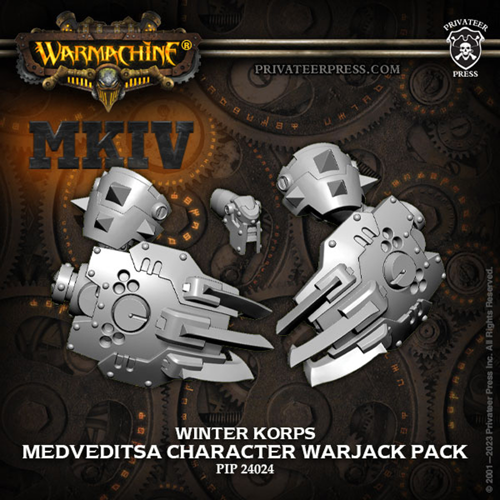 Warmachine MKIV: Зимний корпус Хадора - Медведица, набор персонажей Warjack (Последний шанс)