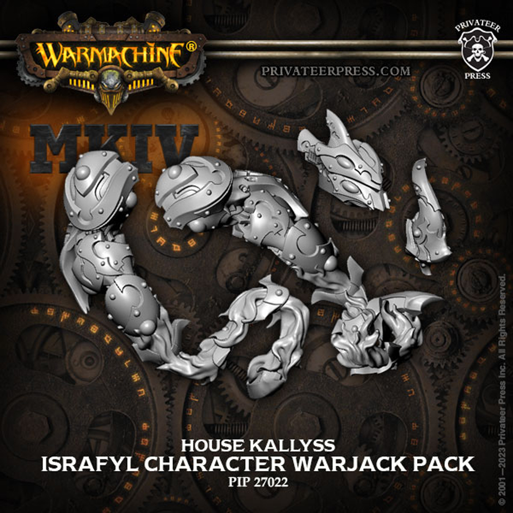 Warmachine MKIV: Dusk House Каллисс - Исрафил, персонаж из набора Warjack