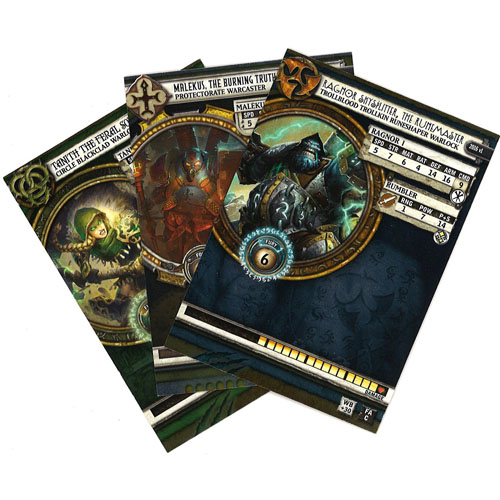 Warmachine/Орды: Ограниченное издание Набор карточек из фольги (3) (Последний шанс)