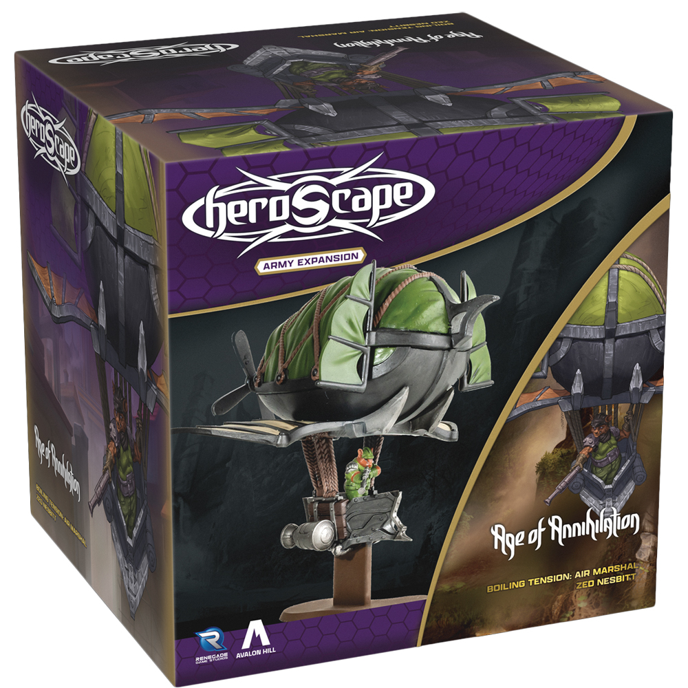 Heroscape: Age of Annihilation - Дополнение маршала авиации Зеда Несбитта (неокрашенное)